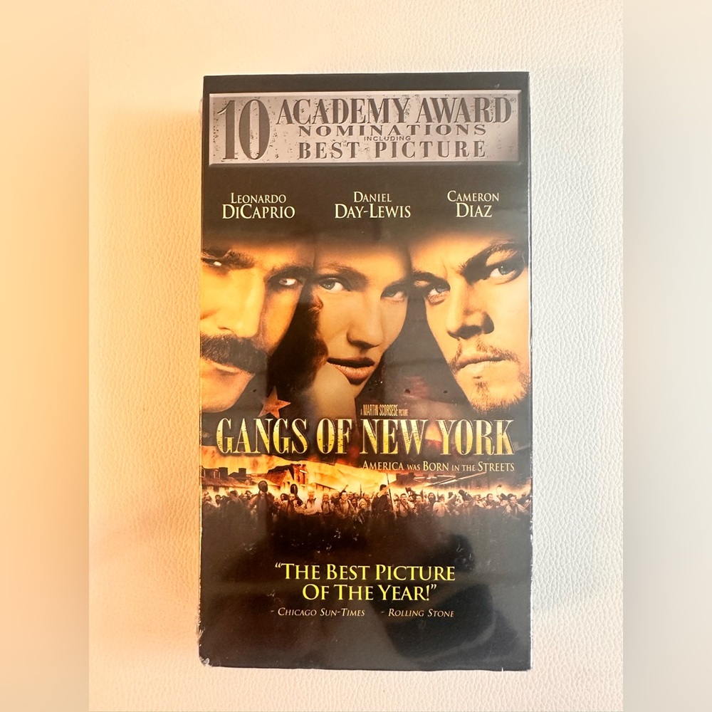 🎬 Gangs of New York – Sealed VHS